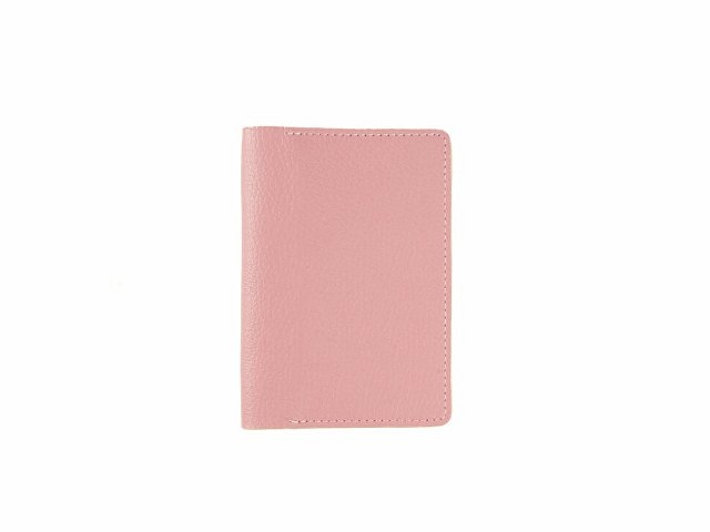 Обложка для паспорта Valerie Concept PSC6, розовый/бежевый