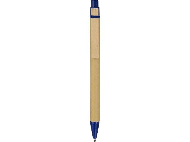 Ручка шариковая "Salvador", натуральный/темно-синий, черные чернила