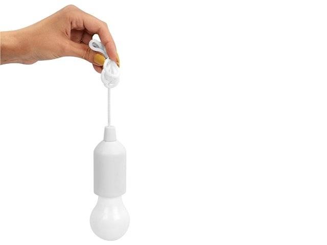 Портативная лампа на шнурке "Pulli", белый