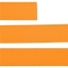 Стропа текстильная Fune 25 S, оранжевый неон, 30 см