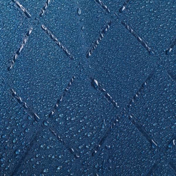 Зонт-трость Magic с проявляющимся рисунком в клетку, темно-синий