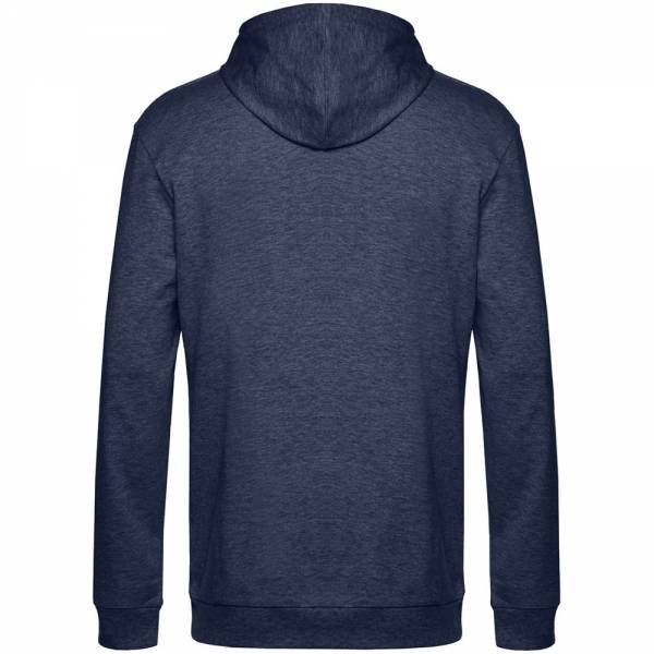 Толстовка с капюшоном унисекс Hoodie, синий меланж