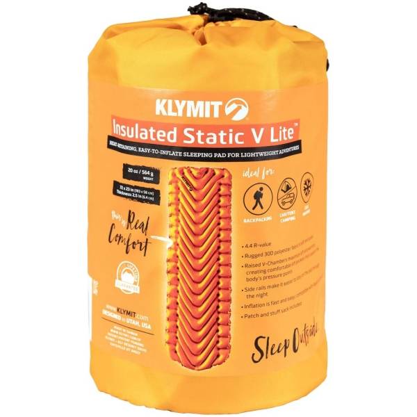 Надувной коврик Insulated Static V Lite, оранжевый