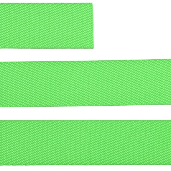 Стропа текстильная Fune 25 S, зеленый неон, 30 см