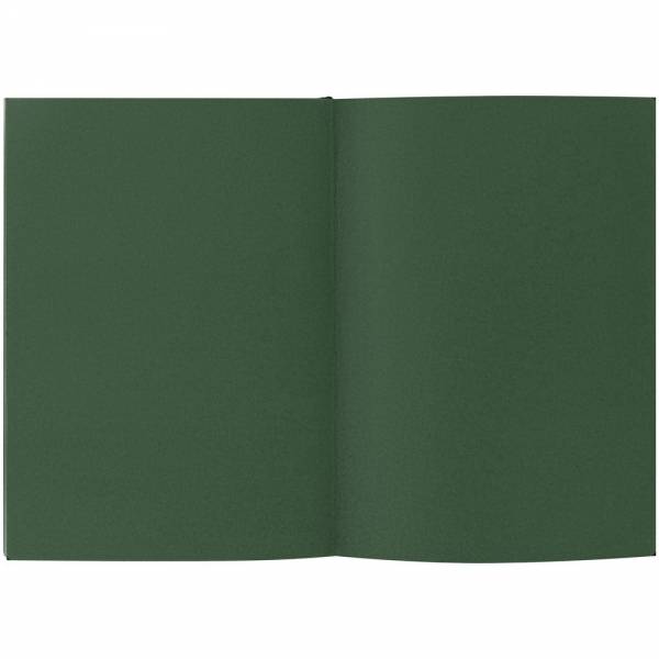 Ежедневник Flat, недатированный, зеленый