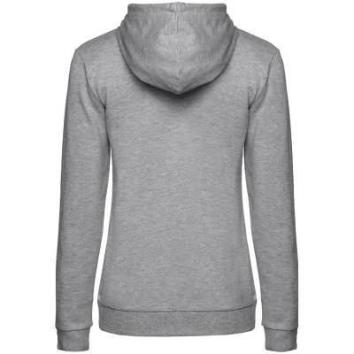 Толстовка с капюшоном женская Hoodie, серый меланж