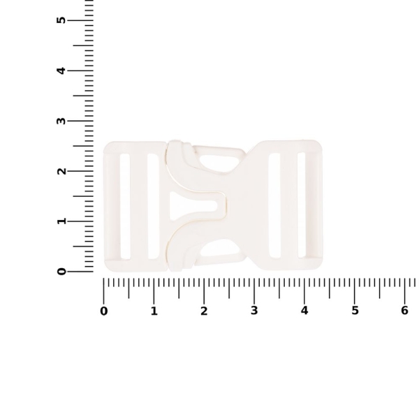 Застежка-пряжка Fibbia, белая