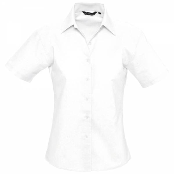 Рубашка женская с коротким рукавом Elite, белая