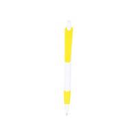 Ручка шариковая "Суоми" белая/желтая