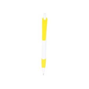 Ручка шариковая "Суоми" белая/желтая